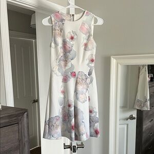 Ted Baker Floral Midi Dress Size Small